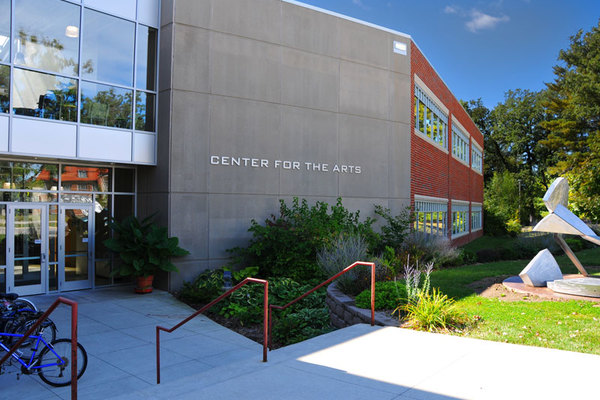 Entrance to the Center for the Arts.