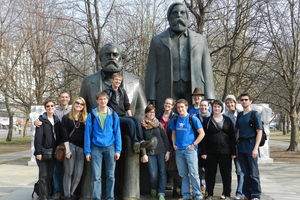 German students in Berlin.