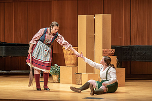 Scene from Humperdinck’s Hänsel und Gretell from the 2019 Fall Opera Scenes performance.