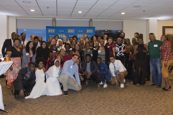Students at the 50th Anniversary of the Black Student Union Gala Event