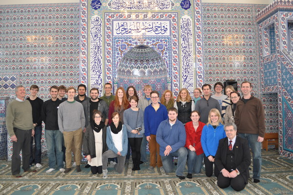 Islam in Europe students visit the Malmo Mosque.