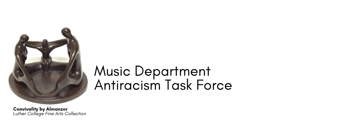 Music Antiracism Task Force header image.